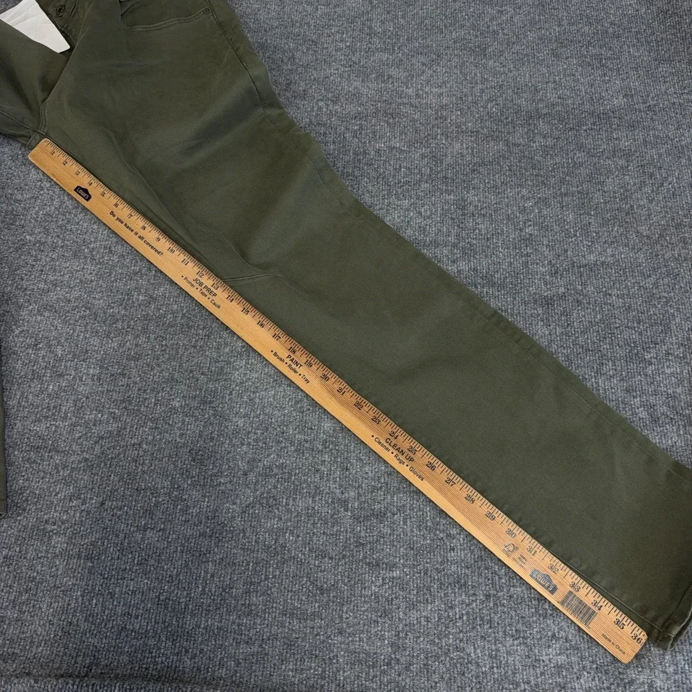 G-Star RAW D-Staq Jeans Mens 40x36 Dark Shamrock Olive Green 5 Pocket Skinny Fit